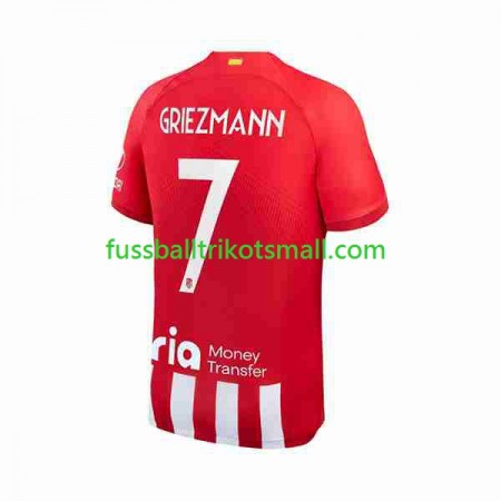 Fußballtrikots Atlético Madrid 2 Antoine Griezmann 7 2023-2024 Kurzarm Heimtrikotsatz kaufen
